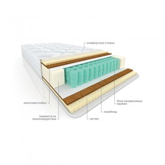 Ортопедический матрас «Комфорт Кокос Латекс»